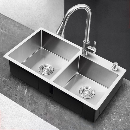 Single double bowl inset - bowl,