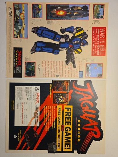 Scarce atari jaguar 1995 print - jaguar,