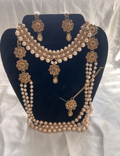 Indian bridal jewellery set - indian,