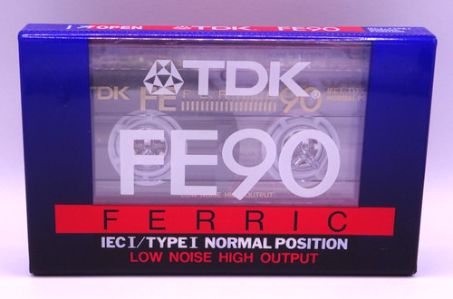 Tdk blank cassette - tape, fe