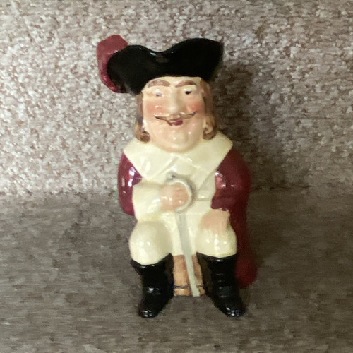 Cavalier ceramic toby jug red - cavalier,