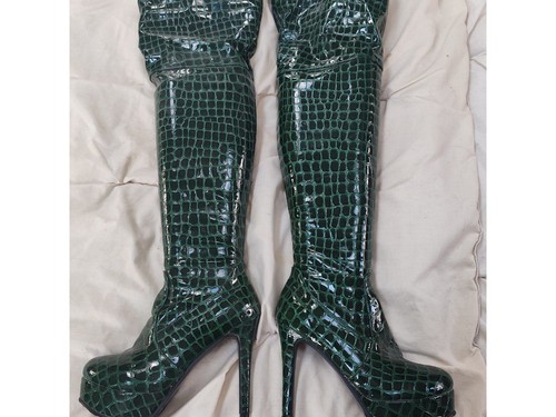 Platform thigh high - platform, boots