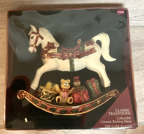 Christmas carousel rocking - christmas,