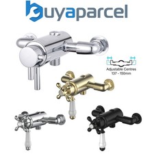 Dual Control Thermostatic Exposed Shower Mixer Valve Replace Mira Bristan Grohe 