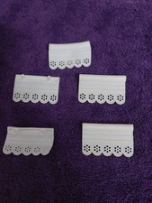 Playmobil 5300 Victorian Mansion House Attic Window Curtains X5