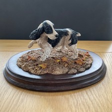 COUNTRY ARTISTS COCKER SPANIEL Black and White   CA 311  Sherwin 1989  VGC