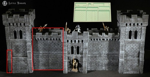 Modular castle walls - modular,