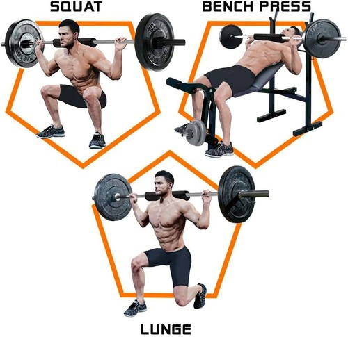 Barbell pad squat - barbell,