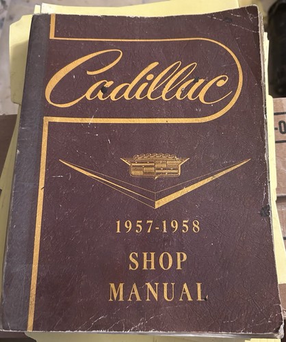 1957 cadillac shop manual - cadillac,
