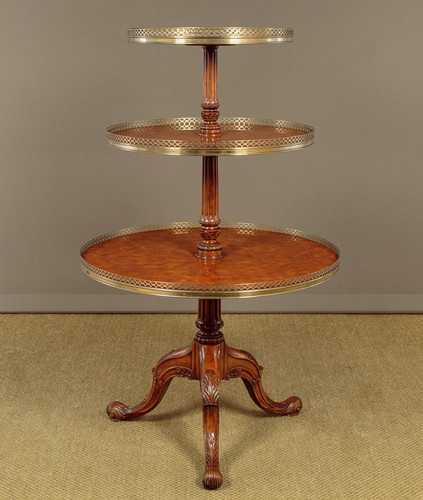 Elm three tier dumb waiter - elm,