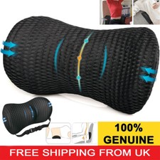 Back Cushion Support Chair Memory Foam Lumbar Lower Back Pillow Car Seat Office