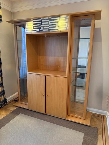 Hulsta wooden display cabinet - hulsta,