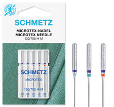Schmetz Microtex (Sharp) Household Sewing Machine Needles - Buy 2, Get 3rd Free!