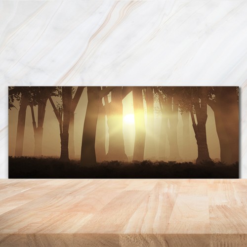 Kitchen glass splashback - glass,
