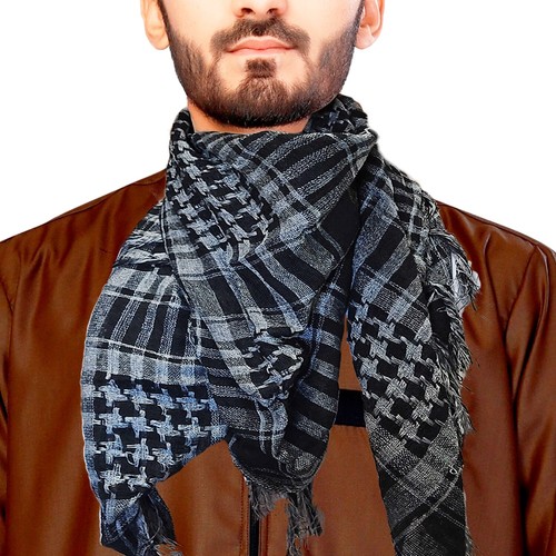 Unisex checkered arab shemagh - checkered,