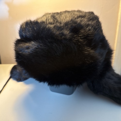 Real rabbit fur trapper - rabbit,