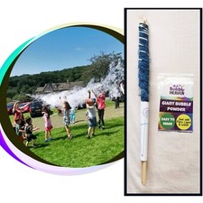 Giant Bubble Wand Kit JUMBO NET & BIG FOAM PARTY & POWDER SOLUTION REFILLS 1-25L