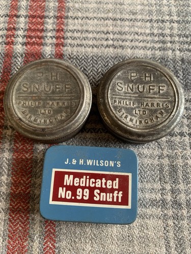 Vintage full snuff tins ph - full,