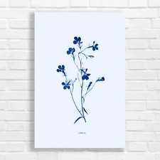 Vintage Botanical Lobelia Blue