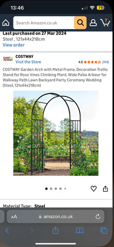 Garden arch metal frame - garden,