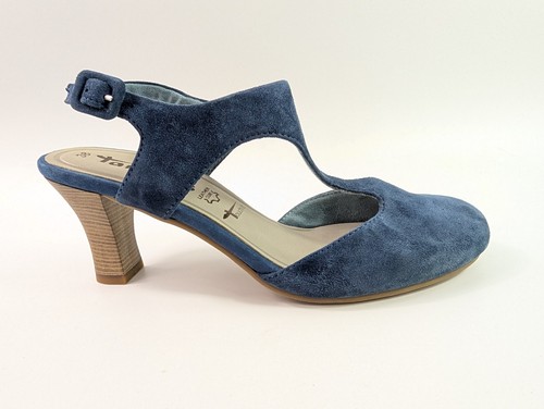 Tamaris blue suede leather - tamaris,