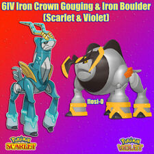 6IV Iron Crown & Iron Boulder Pokemon Scarlet & Violet