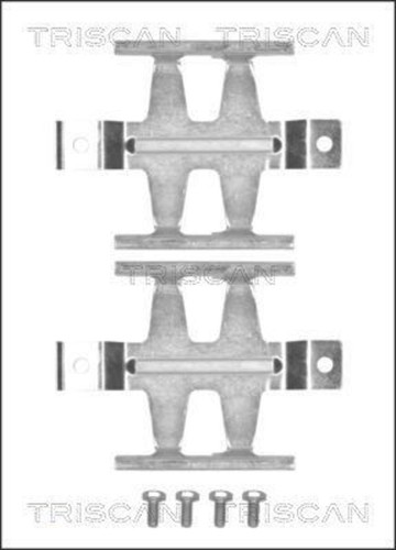 Disc brake pads accessory kit - brake,