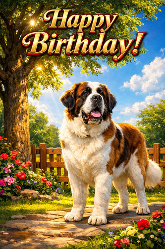 Bernard birthday card - bernard,