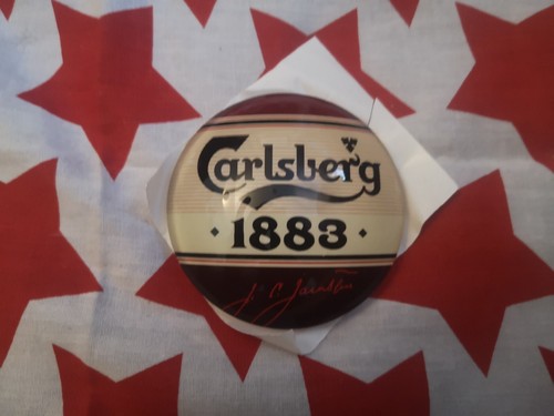 Carlsberg 1883 roud pump badge - roud,