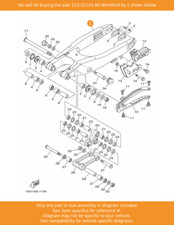YAMAHA Rear Arm Comp