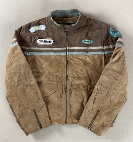 Vintage leather biker jacket - biker,
