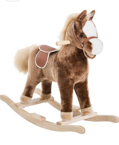 Kids rocking horse wooden - rocking,