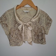 Topshop 12 gold Bolero Shrug