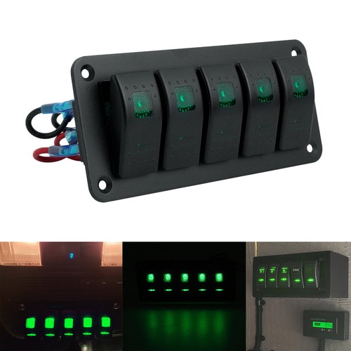 Gang green switch - 5,