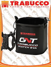 Secchiello PVC Trabucco con corda prendi acqua richiudibile 20x20x20cm