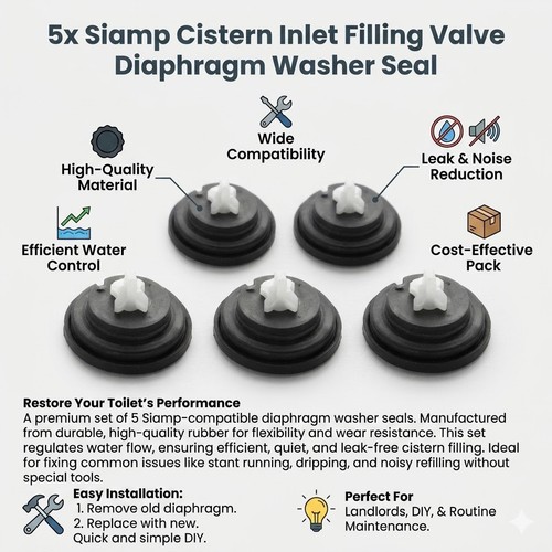 For siamp cistern - 5x, inlet