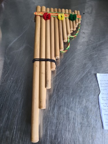 Large pan pipes flute peru - pan,