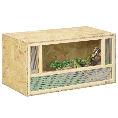 Pawhut 80cm reptile - 80cm, terrarium