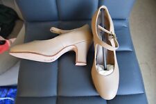 Tan capezio Manhattan 653 character stage shoes - UK 1.5   UK 2.5   UK 8