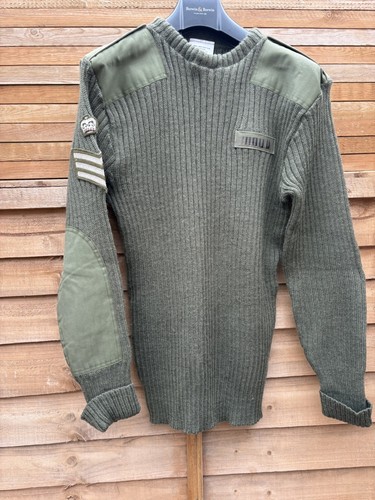 British army green jumper - british,