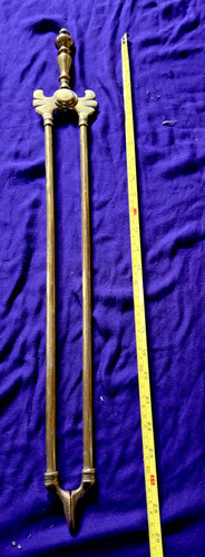 Large vintage brass fire - vintage,