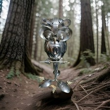  Metal Art Owl Sculpture