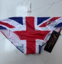 Men’s Budgy Smugglers England Cricket Rugby Football  Swim Gym Pool 36” Speedos 
