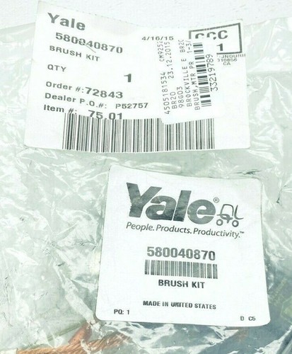 New yale 580040870 brush kit - new,