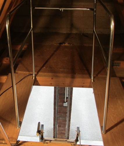 Attic stairs safety rail - stairs,