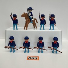 Playmobil Civil War Union Soldiers bundle x 8 Figures Western army builder lot