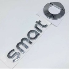 Smart Car Adhesive Rear Badge Chrome Replacement Smart Car Badge Boot Faulty 