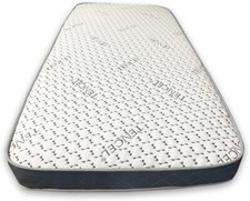 Mattress for caravan bunk beds Spring Memory Foam Black Tencel 18cm thick