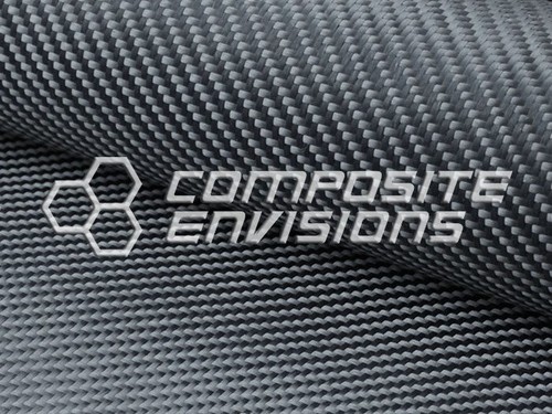 Black aramid fabric 2x2 - black,