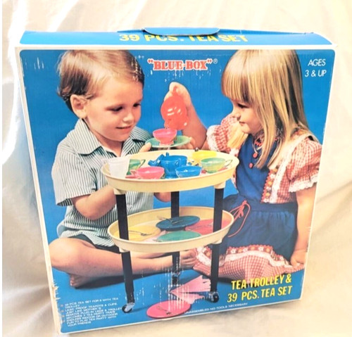 Vintage 1970s blue box - vintage,